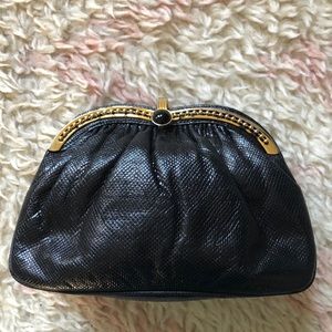 Vintage 1980’s Metal Frame clutch
